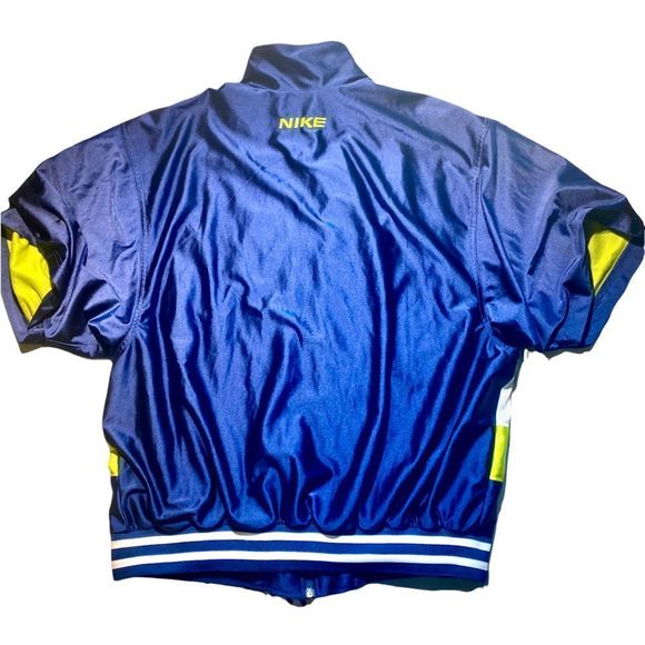 NIKE‎ BASKETBALL JERSEY UNIF 0 NU FRENZ JERSEY MED SLEEVE JACKET LG - Picture 1 of 5